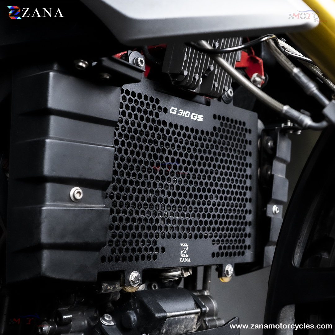 Zana- BMW 310GS RADIATOR GUARD BLACK ALUMINUM